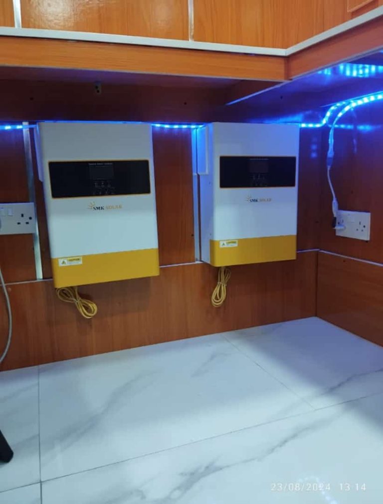 11kVA SMK inverter installed as part of a home solar system