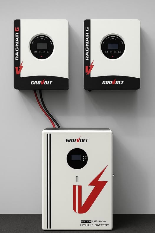Grovolts solar package with battery storage installed for a Nigerian home