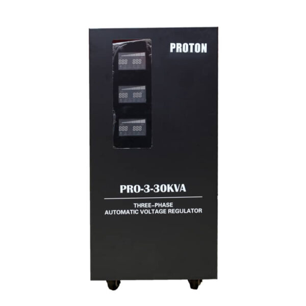 Proton 30KVA 3-Phase Servo Voltage Stabilizer (270-456V)