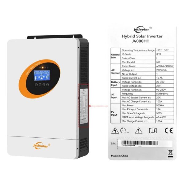 JSD Solar 6KV/48V Hybrid Inverter